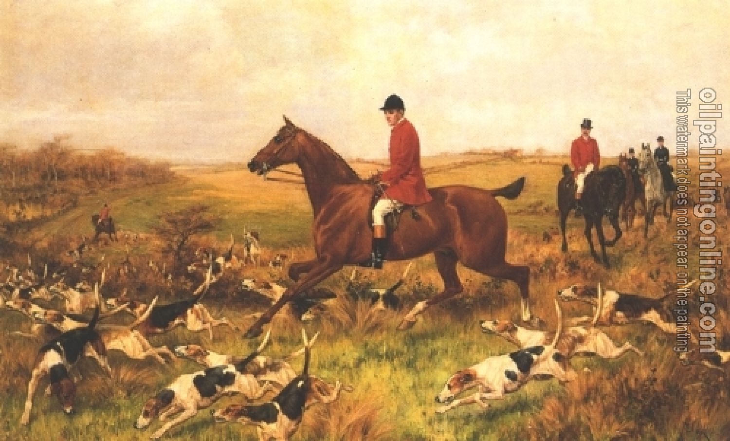 Blinks, Thomas - Picking Up The Scent, Foxhunting